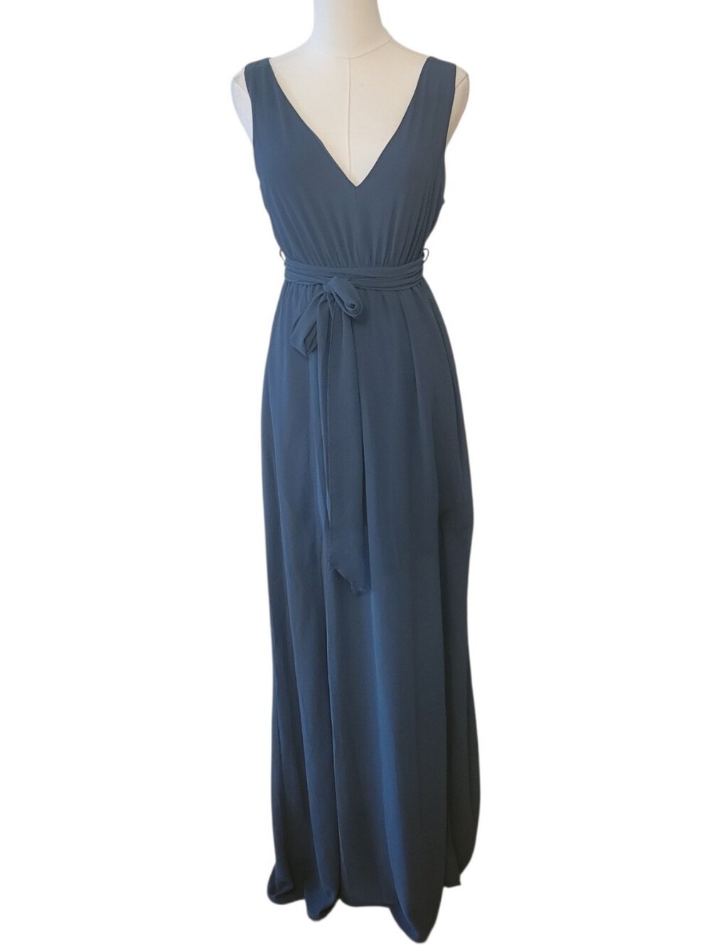 NWT Baltic Born Teal Sleeveless Chiffon‎ Maxi Dress Size Small